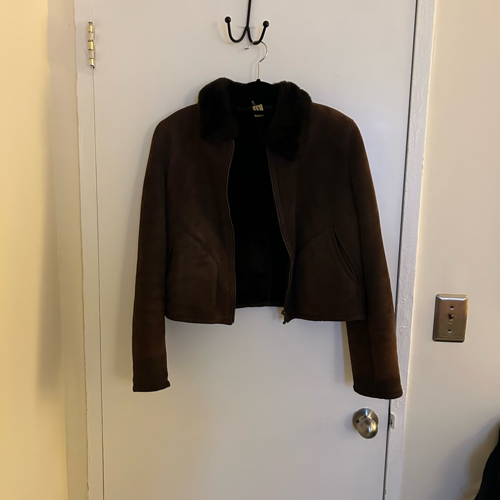 Jeke Paris Brown Shearling Jacket